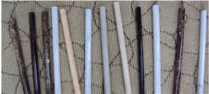 High Quality Oriental White Marble Bullnose Pencil Moldings